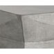 Niran 24 X 18 inch Grey / Black Outdoor End Table